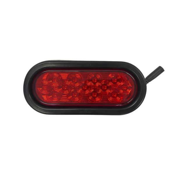 LED Rear Oval Light Red